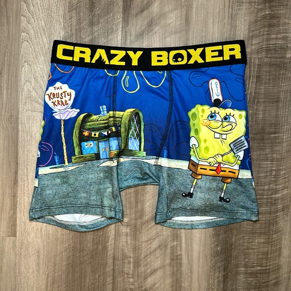 SpongeBob SquarePants Krusty Krab Boxer Brief - Small - Picture 1 of 3